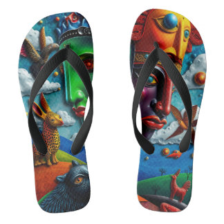 full-color 3D Jandals