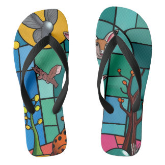 full-color 3D Jandals