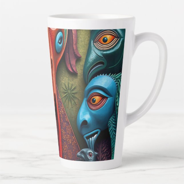 full-color 3D Latte Mug (Right)