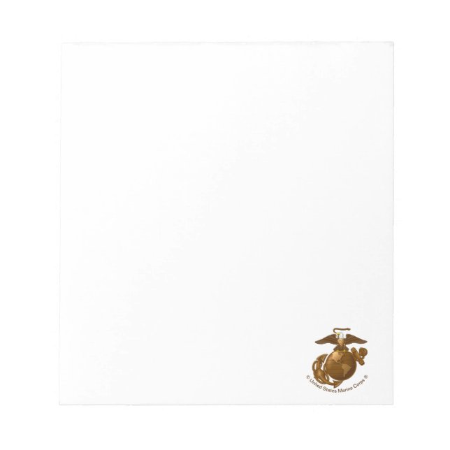 Full-Colour EGA - Bronze Notepad (Front)