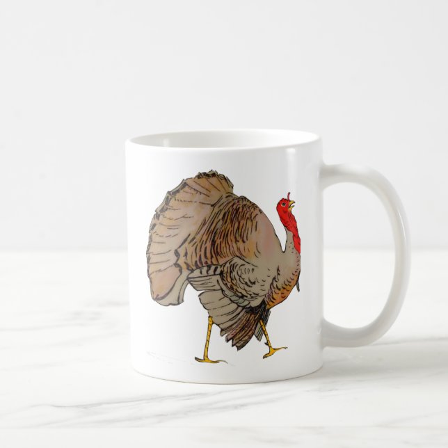 Full Colour Thanksgiving Turkey Coffee Mug (Right)