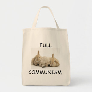 Full Communism Puppy and Bunnies Tote Bag