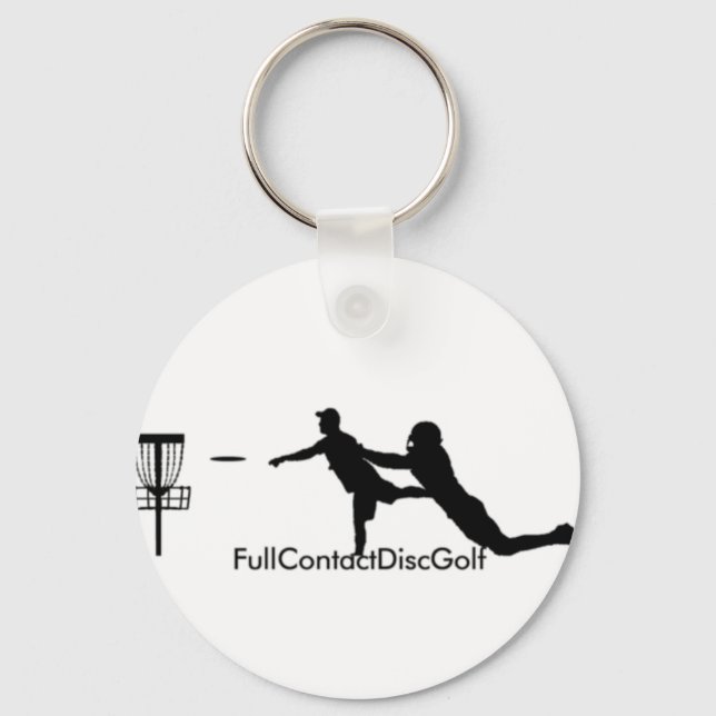 Full Contact Disc Golf Key Chain (Front)