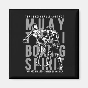 Full Contact Thai Boxing Ociation Of America Muay  Magnet