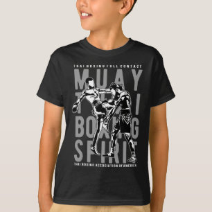 Full Contact Thai Boxing Ociation Of America Muay T-Shirt