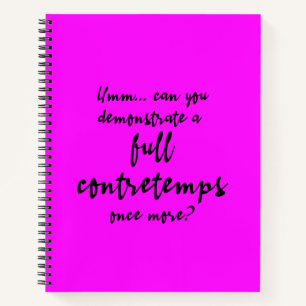 Full Contretemps Magenta Notebook