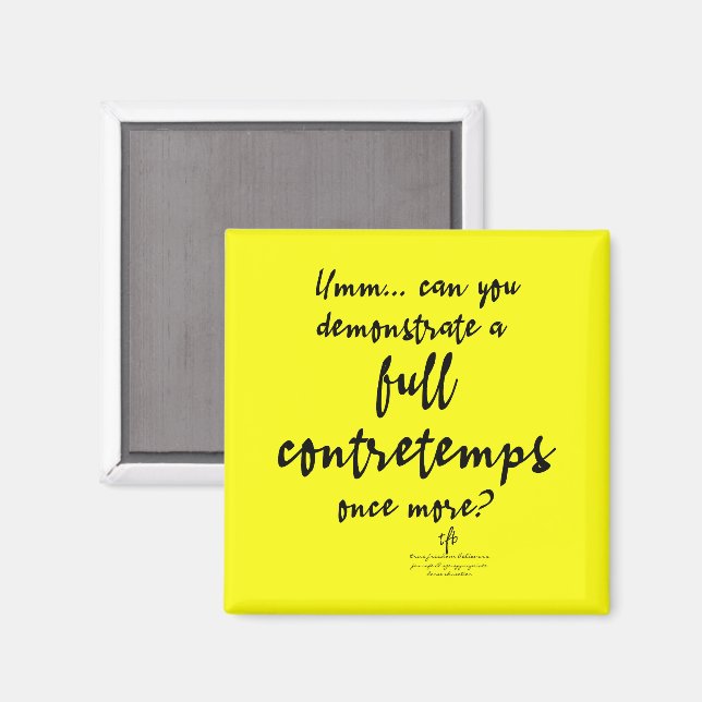 Full Contretemps Meyer Lemon Magnet (Front/Back)