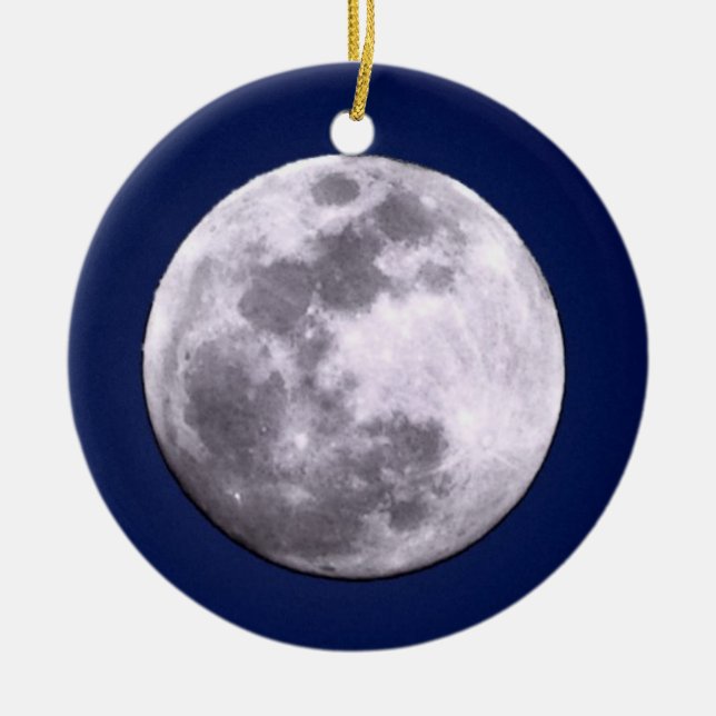 Full & Crescent Moon Ornament (Front)