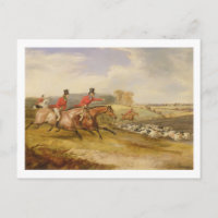 Full Cry, Bachelor's Hall, 1835 (oil on canvas)