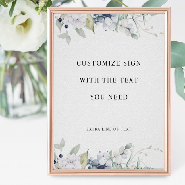 Full Custom Text, Elegant Bliss Wedding Sign (Creator Uploaded)