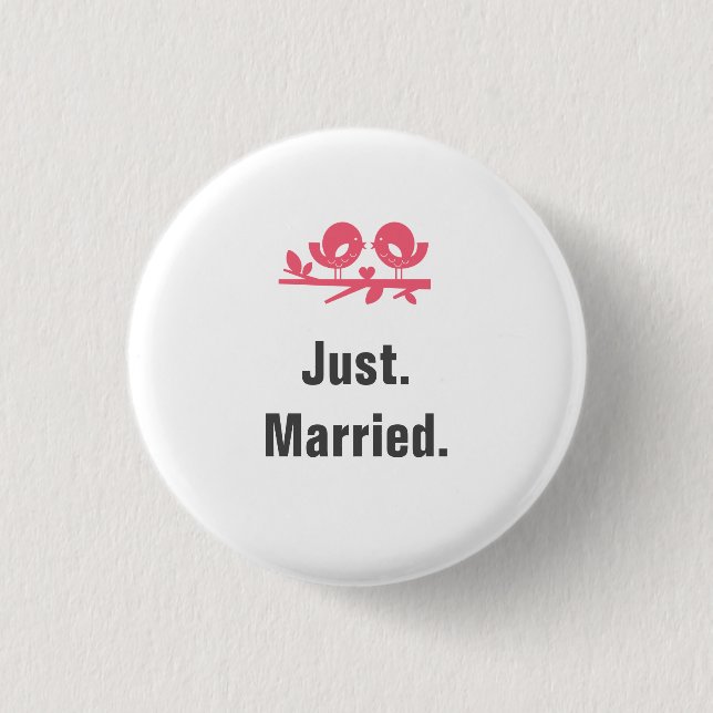 Full Customisable Wedding Buttons (Front)
