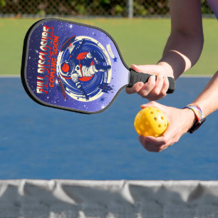 Full Disclosure Coming Soon Astronaut Floating Pickleball Paddle