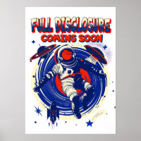 Full Disclosure Coming Soon | Astronaut Floating 