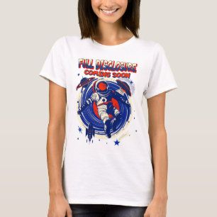 Full Disclosure Coming Soon Astronaut Floating T-Shirt
