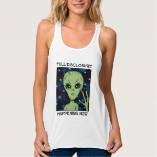 Full Disclosure Happening Now Alien and UFO   Singlet