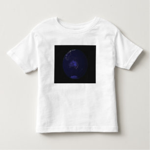 Full Earth at night showing city lights 2 Toddler T-Shirt