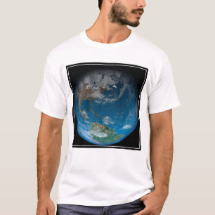 Full Earth Featuring North And South America. T-Shirt