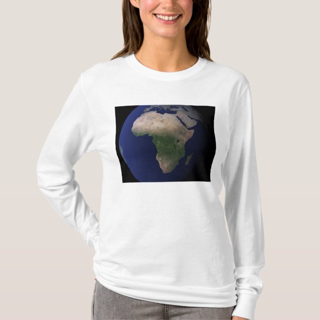 Full Earth showing Africa, Europe, &  Middle Ea T-Shirt (Front)
