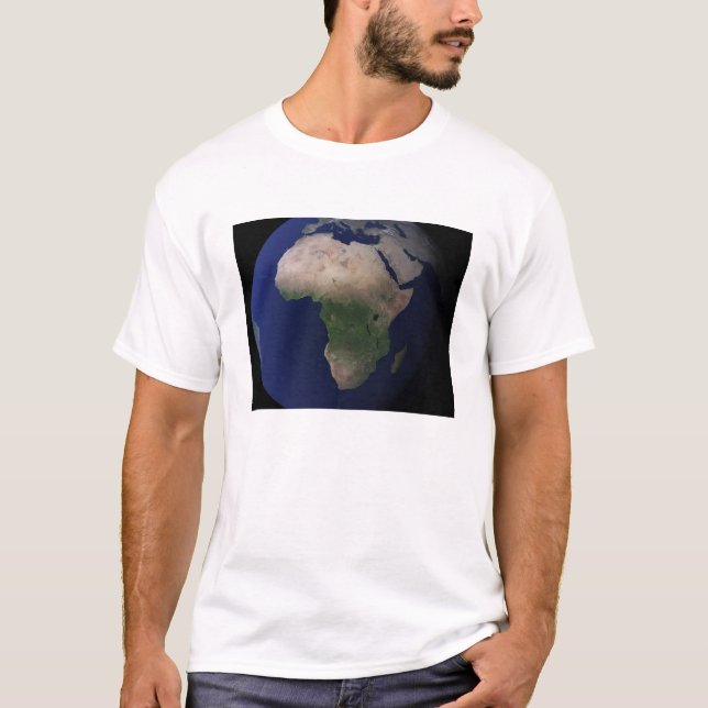 Full Earth showing Africa, Europe, &  Middle Ea T-Shirt (Front)