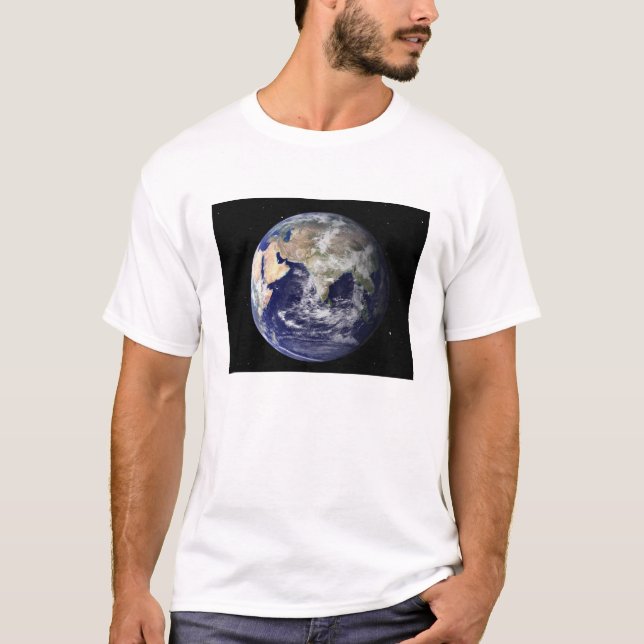 Full Earth showing Europe and Asia 2 T-Shirt (Front)