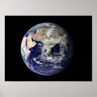 Full Earth showing Europe and Asia