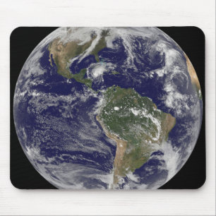 Full Earth showing Hurricane Paloma Mouse Pad