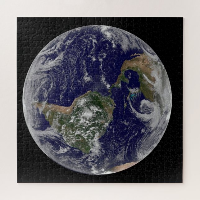 Full Earth Showing Low Pressure Systems. Jigsaw Puzzle (Horizontal)