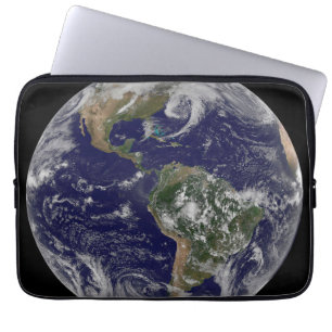 Full Earth Showing Low Pressure Systems. Laptop Sleeve