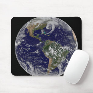 Full Earth Showing Low Pressure Systems. Mouse Pad