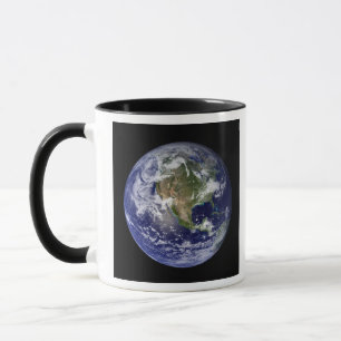 Full Earth showing North America 3 Mug