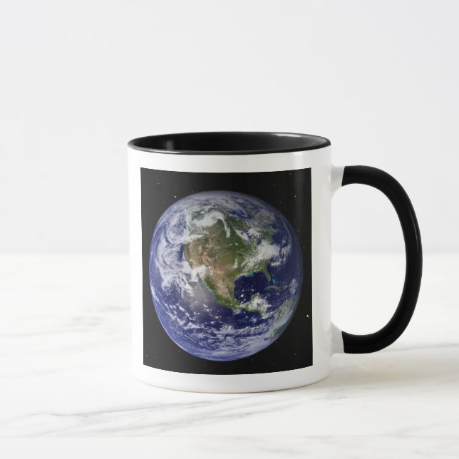 Full Earth showing North America 4 Mug (Right)
