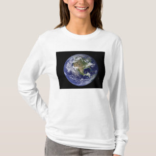 Full Earth showing North America 4 T-Shirt