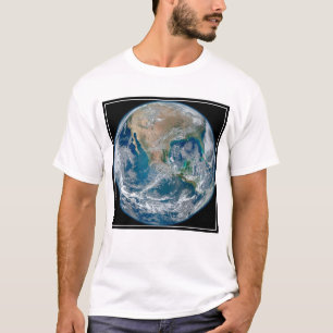 Full Earth Showing North America And Mexico. T-Shirt