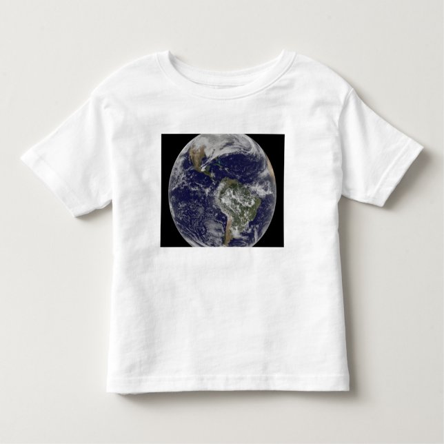 Full Earth showing North America and South Amer 6 Toddler T-Shirt (Front)