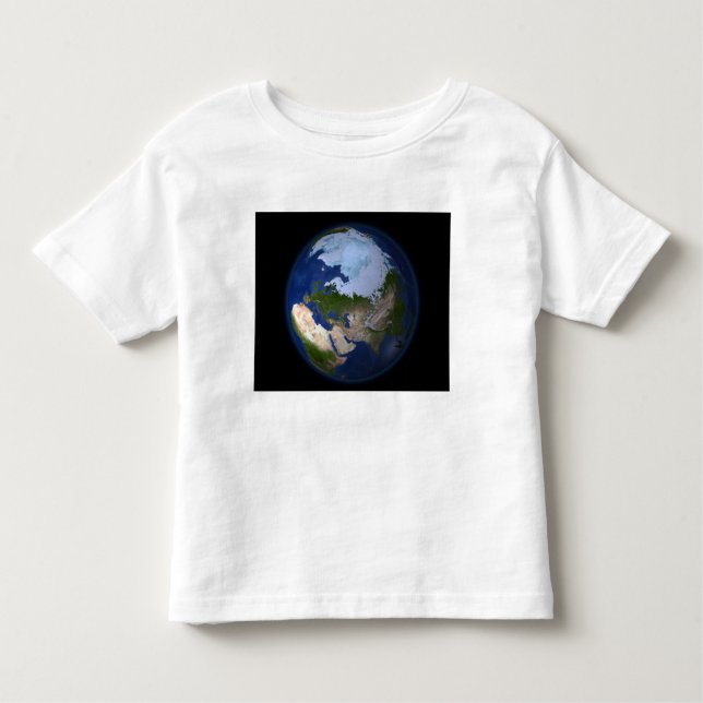 Full Earth showing the Arctic region Toddler T-Shirt (Front)