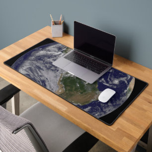 Full Earth With Hurricane Irene On East Coast. Desk Mat