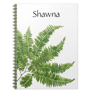 Full fern,  notebook