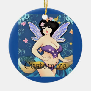 Full-figure Fairy Goddess Thunder_Cove Ceramic Tree Decoration