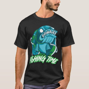 Full For'n Perch Saying Fishing Fishing Angler T-Shirt