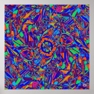 Full-Frame Color Explosion Poster