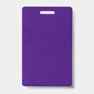 Full Glitter Purple Vertical Badge – Customisable ID Badge
