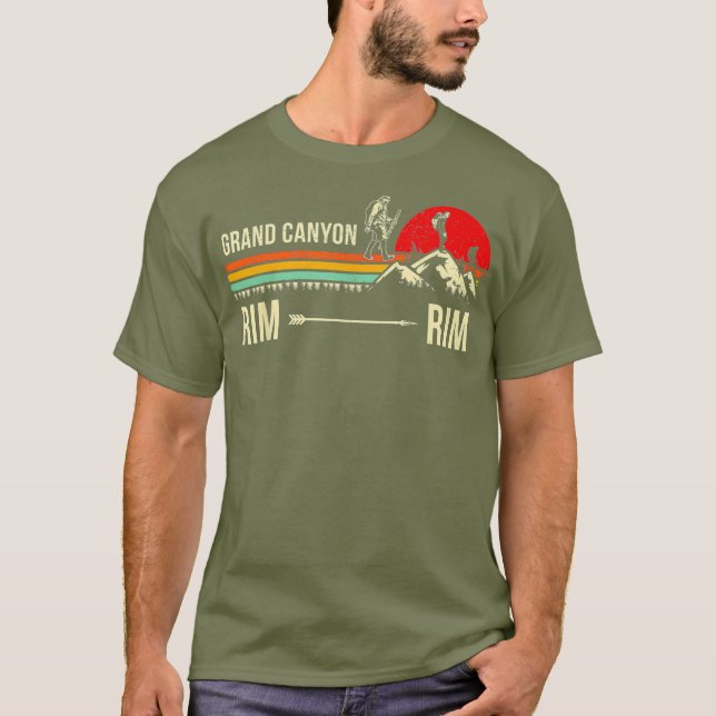 Full Grand Canyon Hike - Hiking Gift - Men Women T-Shirt (Front)
