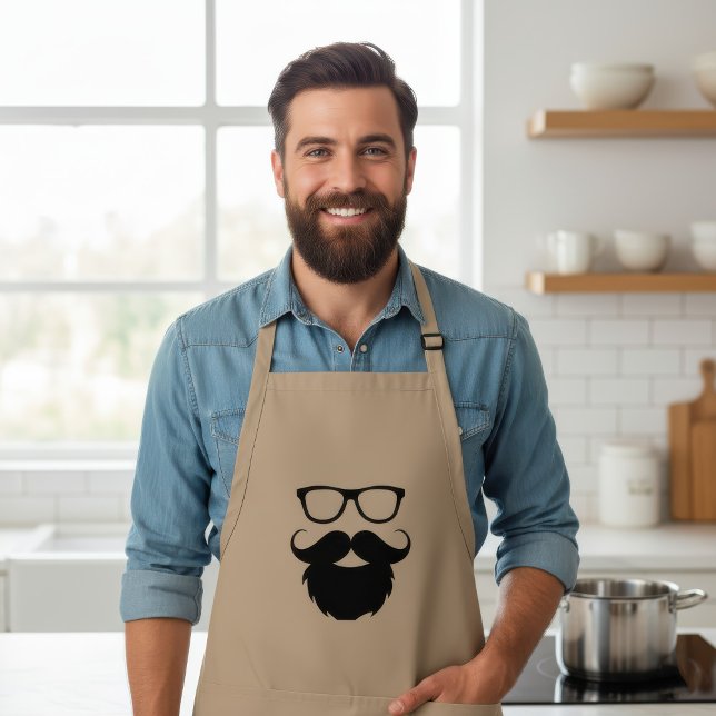 Full Grown Funny Beard Man Standard Apron (Creator Uploaded)