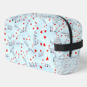 "Full House Frenzy: Scattered Quad Threes" Dopp Kit