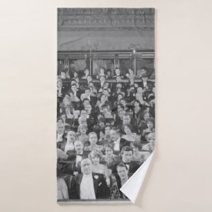 FULL HOUSEaudience, vintage, theatre, crowd, peopl Bath Towel