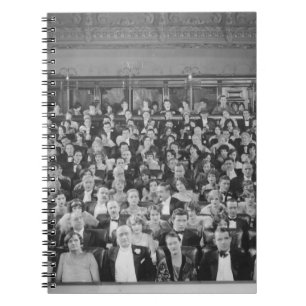 FULL HOUSEaudience, vintage, theatre, crowd, peopl Notebook
