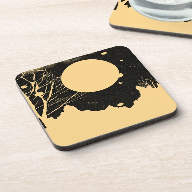 Full Moon #13 Coaster (Left Side)