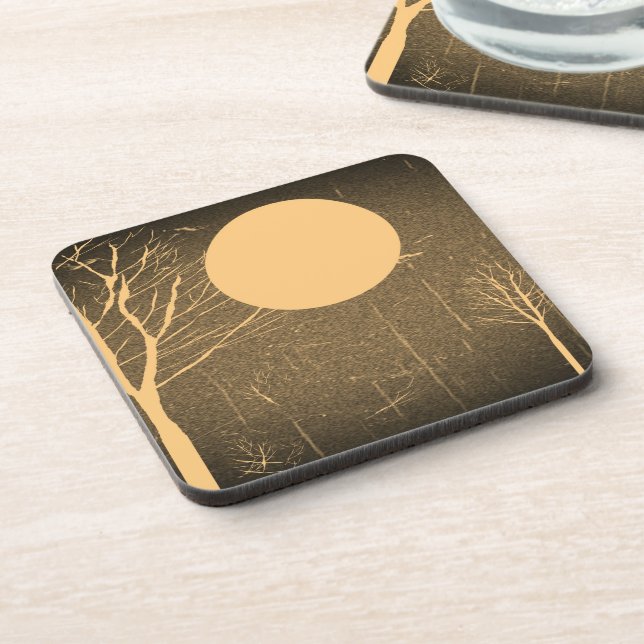 Full Moon #15 Coaster (Left Side)