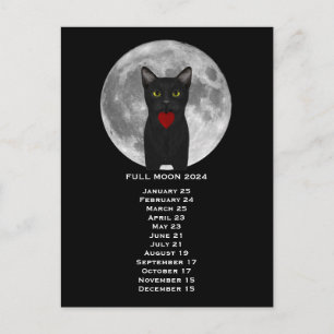 Full Moon 2024 Us Eastern Time Postcard