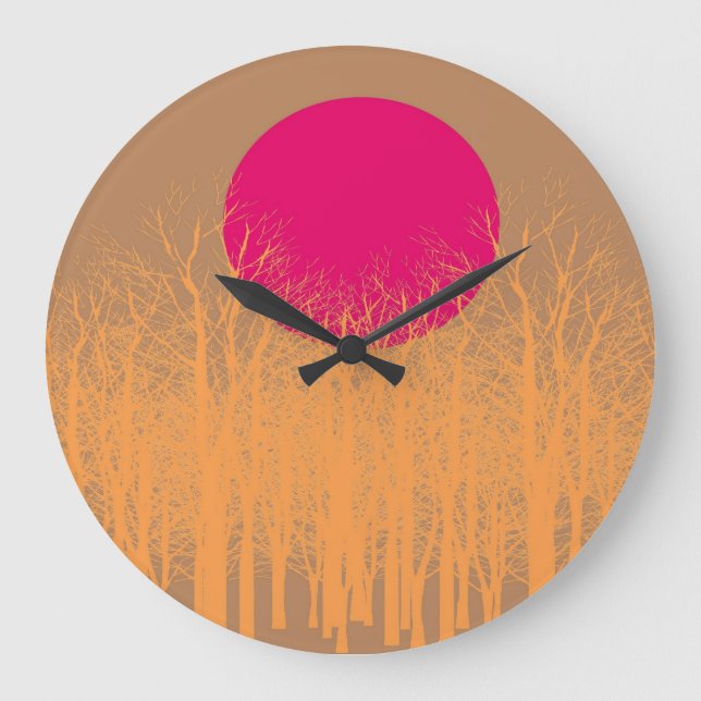 Full Moon #2 Large Clock (Front)